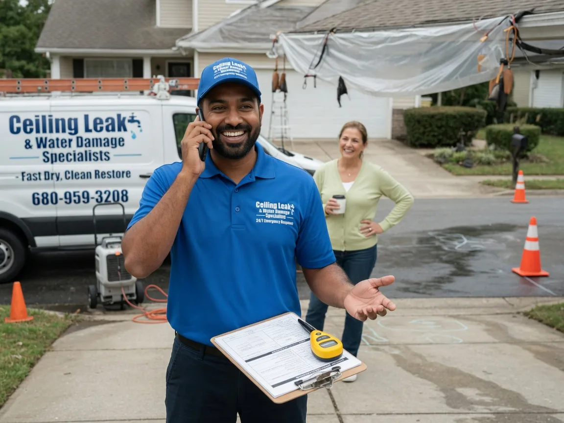 Ceiling Leak Cleanup Channing, MI FAQs